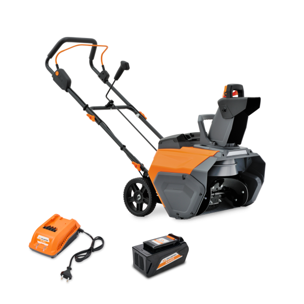 Снегоуборщик аккумуляторный VILLARTEC WA4051 SET: акк.AM405+ЗУ AC402
